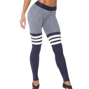 Bombshell Sportswear Dark Blue Knee High Leggings
